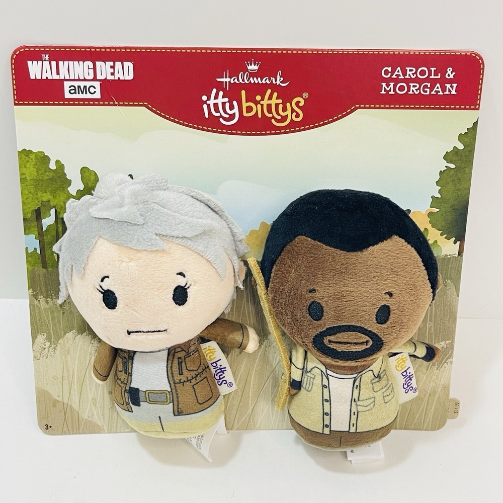 Hallmark Itty Bitty Bittys Carol & Morgan AMC The Walking Dead 2019 NEW!